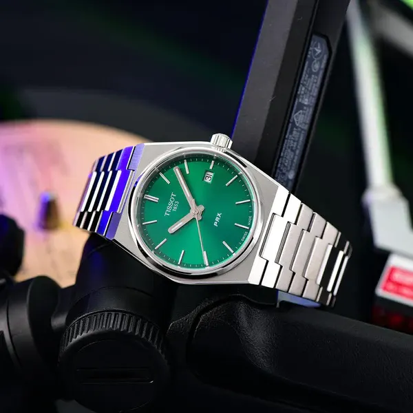 Tissot PRX Swiss Quartz 35mm Green Dial Unisex Watch- T137.210.11.081.00